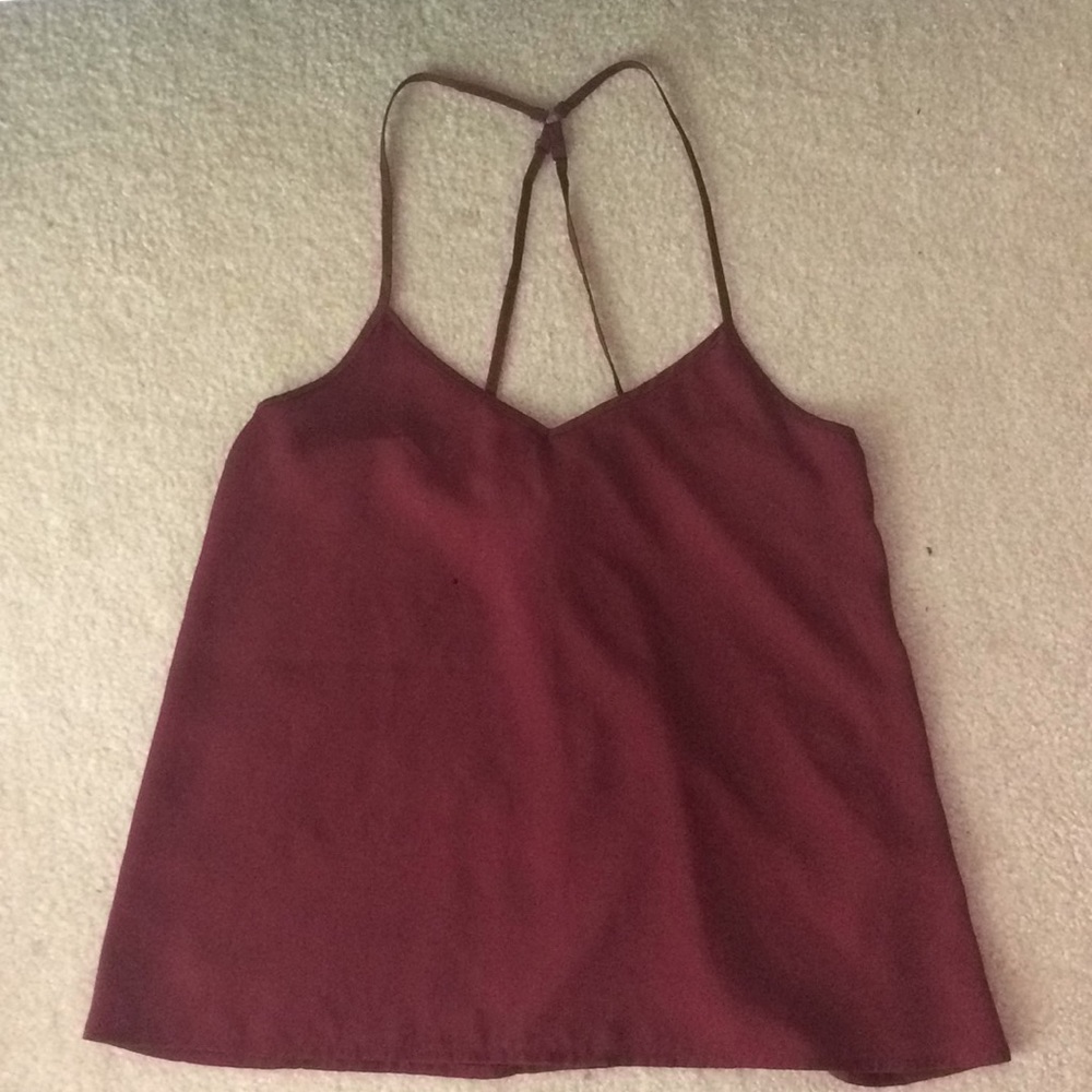 Hollister Maroon tank top- Women’s